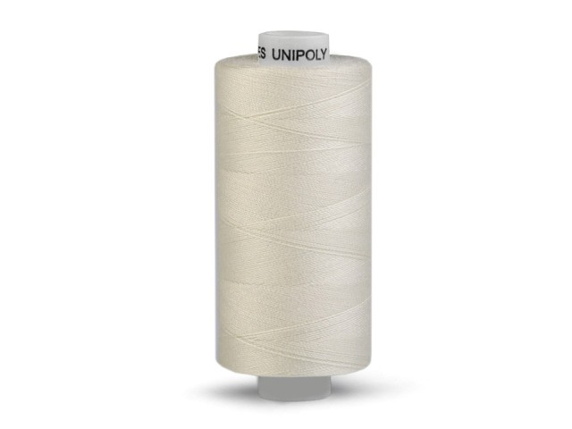 Polyesterové nitě Unipoly návin 500 m ECRU