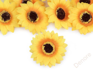 Umělý květ slunečnice 7 cm