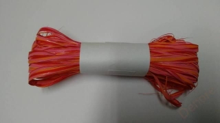 Raffie lýko - multicolor - červená, oranžová, růžová