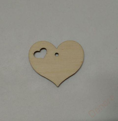 Výřez z překližky, PRASÁTKO SE ČTYRLÍSTKEM, 6x5,5cm