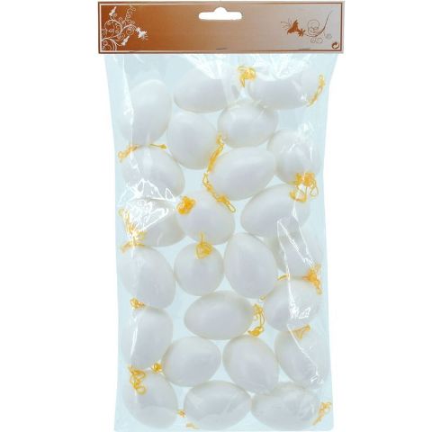 Vajíčko bílé plastové 4 cm 