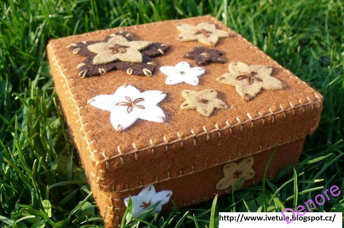 Látková plsť 20 x 30 cm - silná - tmavě hnědá