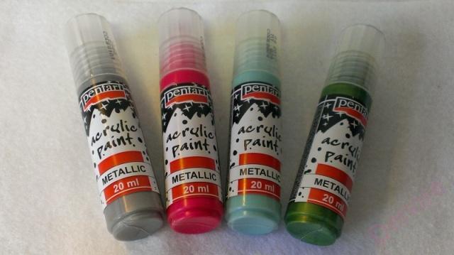 Akrylová barva metalic 20 ml - SVĚTLE FIALOVÁ