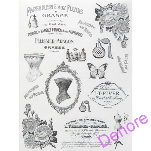 Rýžový papír A4 pro tvoření - Parfumerie Aux Fleurs