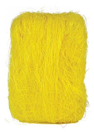 Tráva - sisal 25 g - žlutá