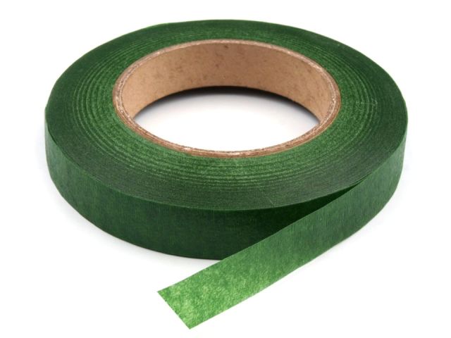 Floristická páska šíře 12 mm - zelená