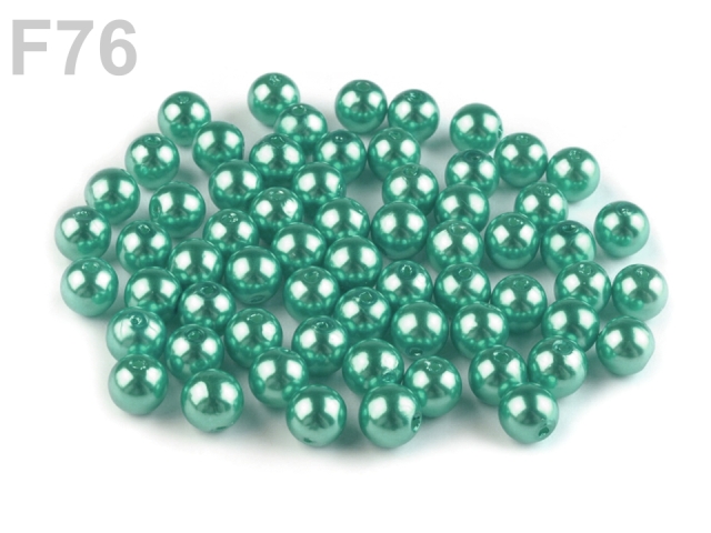 Plastové voskové perly Glance 8 mm 10 g MINT