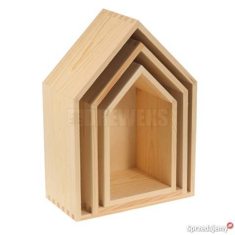 Dřevěné domečky 3 v 1