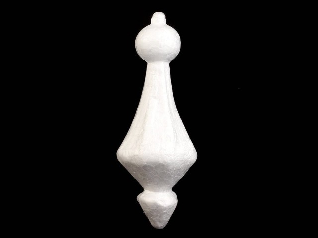 Vánoční špice / věžička délka 15 cm polystyren 