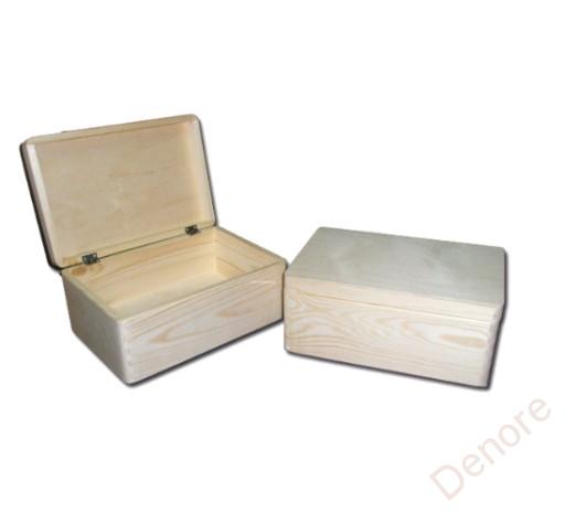 Dřevěný box s víkem velká bez otvorů