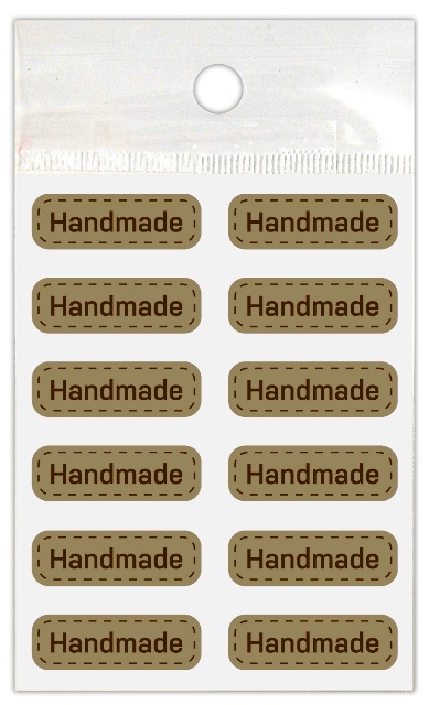 Samolepky, Handmade, 12 ks na archu