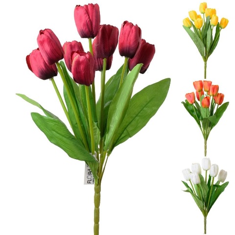 Kytice tulipánů - MIX - 42 cm