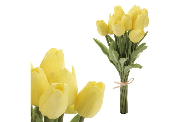 Tulipán pěnový - žlutá - ks