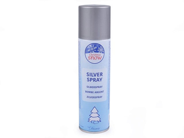 Dekorační sprej stříbrný 150 ml