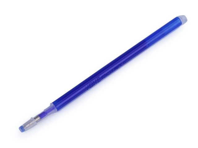 Mizící propisovací tužka na textil - modrá