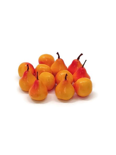 Dekorace HRUŠKy S/12 - oranžová