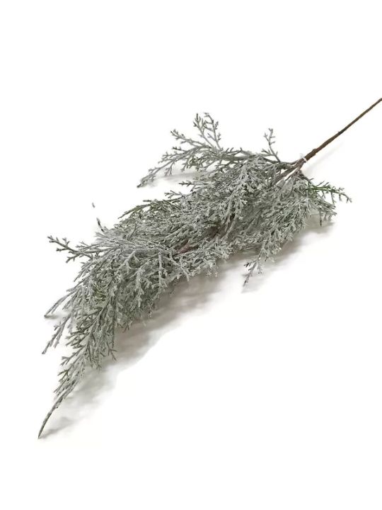 Větvička thuje - zasněžená - 58 cm