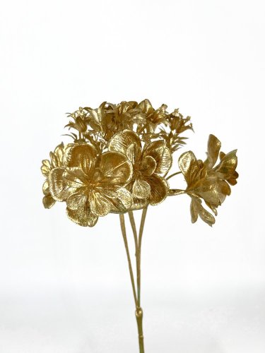 květinky metalic 23 cm - zlatá