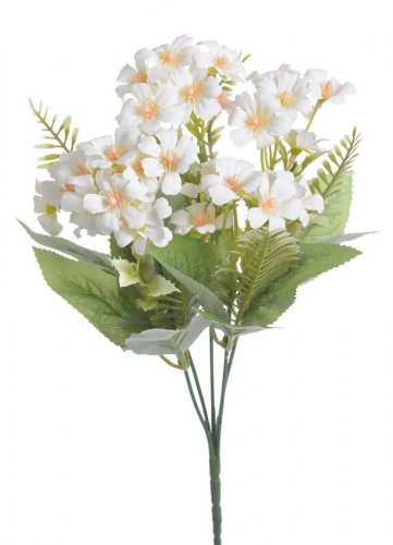 buket drobné květy - bílá