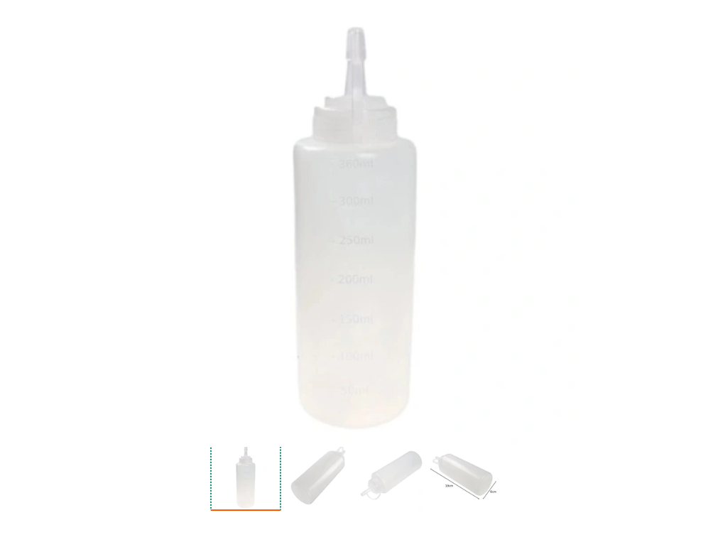 Lahvička s aplikátorem s PE/PP 360 ml