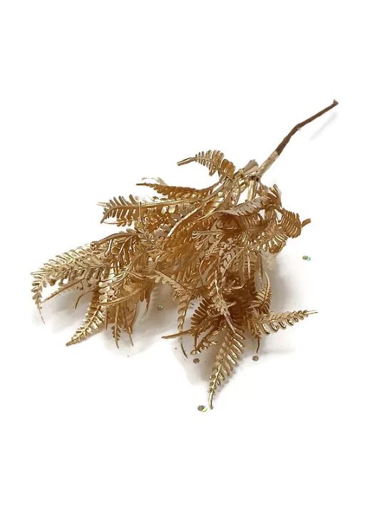 Zápich kapradí - zlatá, svazek 24 cm