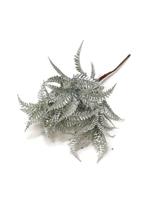 Zápich kapradí - bílá, svazek 24 cm