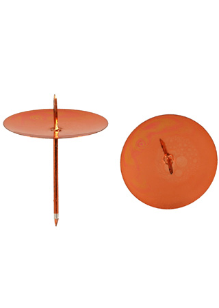 Bodce na svíčku 5,3 cm - 4ks - červené