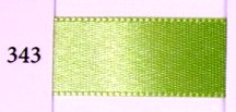 Atlasová stuha šíře 10 mm oboulícní - zelená jarní