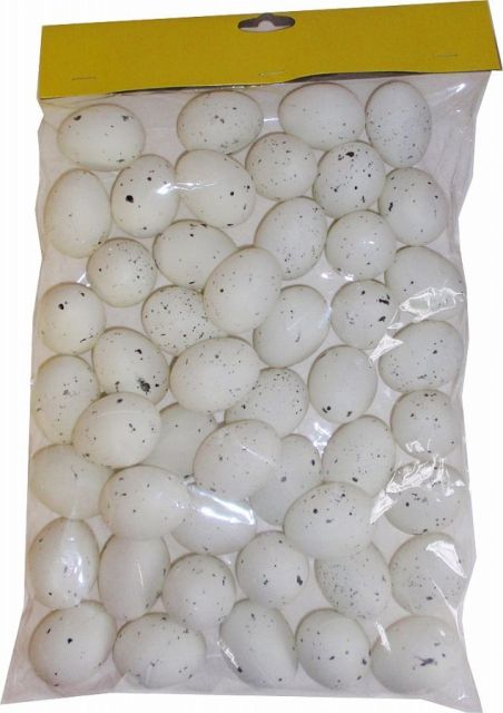 Křepelčí vajíčko  bílá 3,5 cm