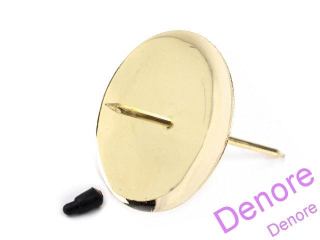 Bodce na svíčku 8 cm - 4ks - bílá