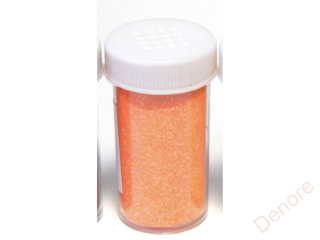 Glitry v dóze 20 gramů - oranžová