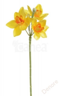 Narcis 36 cm - ŽLUTÁ, oranžová