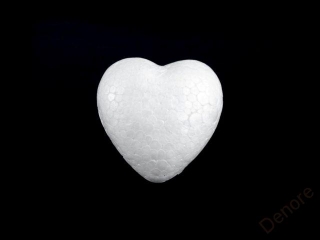 Srdce 4,4 x 4,7 cm polystyren