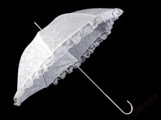 Svatební deštník s krajkou I.