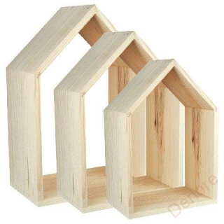 Dřevěné domečky 3 v 1 duté