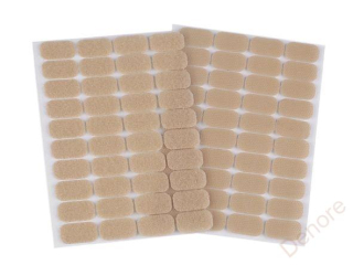Suchý zip samolepicí obdélníčky 15x25 mm - béžová
