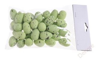 kropenatá mini vajíčka (36 ks) - zelená