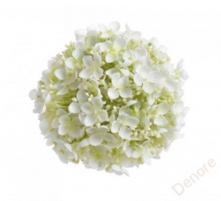 květinová koule 15 cm - bílá