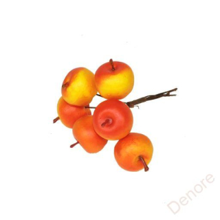 Jablíčka x6 - oranžová