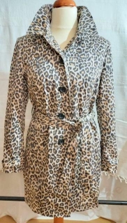 Dámský plášť, leopard, vel. 40