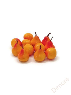 Dekorace HRUŠKy S/12 - oranžová