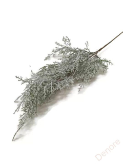 Větvička thuje - zasněžená - 58 cm
