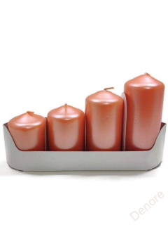 Adventní svíčky postupné  ORANŽOVÁ