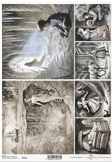 Rýžový papír A4 pro tvoření - mystery