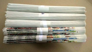 Ruličky z novinového papíru 48 cm - s potiskem 
