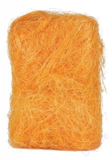 Tráva - sisal 25 g - oranžovožlutá