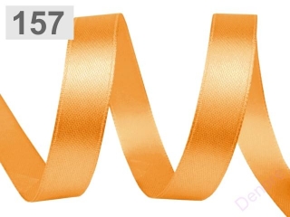 Atlasová stuha šíře 12 mm - oranžovožlutá