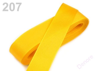 Stuha taftová 25 mm - žlutá
